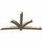 Ekena Millwork Davenport Rough Sawn Timber Gable Bracket, Douglas Fir, 108"W x 58"H x 6"D x 6"F, 13/12 Pitch GBW108X58X0606DAV00RDF - alternate 2